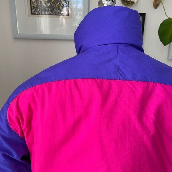 Vintage 80s White Stag Bold Colorblock Ski Winter Jacket Coat L - Picture 16 of 16